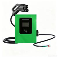 Borne de recharge rapide Wallbox 7/20/30/40kW pour voitures électriques CCS2, usage commercial, chargeur rapide DC CCS pour véhicules électriques, station de recharge EV avec écran LCD 5,5 pouces