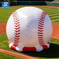 Ballons gonflables géants en forme de balle de baseball, personnalisables en taille, pour publicité