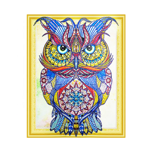 5d BRICOLAGE Motifs Mignon Hibou <span class=keywords><strong>Diamant</strong></span> Broderie Strass Kits de Peinture pour Adultes Enfants - Product Image 3