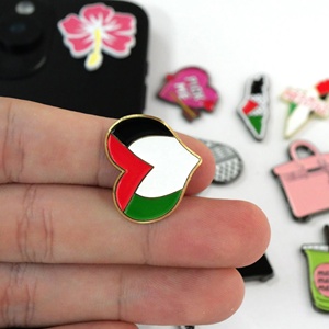 Vente en gros d'autocollants émaillés doux en métal pour téléphone, éléments palestiniens du Moyen-Orient, mode de vie tendance - Product Image 6