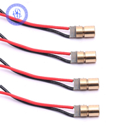Mini module de diode laser rouge 3V 650nm 5mw à tête en cuivre miniature pour la visée par pointeur