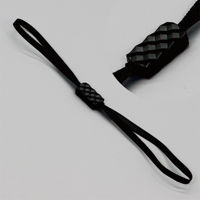 Logo personnalisé d'usine forme différente carré rond cire plastique coton nylon vêtement pour vêtements Seal String