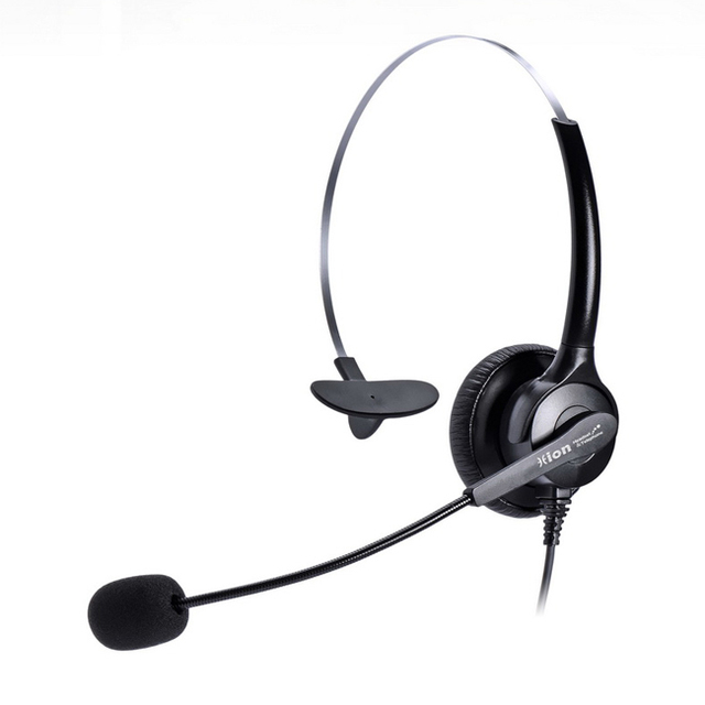 Proolin Fatory IPPHONE Call Center Headsets with Sturdy Steel-Made Microphone Boom for Crystal Clear Sound VoIP Products