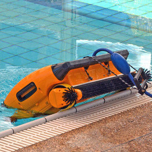 Limpiador Robótico de Piscinas Comercial Dolphin <span class=keywords><strong>WAVE300</strong></span> con Navegación Giroscópica y Limpieza de Esquinas - Product Image 5