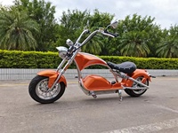 Sepeda Motor skuter listrik, sepeda Motor skuter listrik Off Road, kecepatan tinggi jarak jauh Modern baru, ban lemak 1000w
