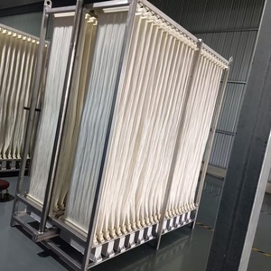 แผ่นเมมเบรนไฟเบอร์แบบม่านชนิดฟิล์ม MBR น้ำหนัก 15 กก. ชุดประกอบ PVDF แบบม่านชนิด MBR สำหรับการนำน้ำรีไซเคิลกลับมาใช้ใหม่ - Product Image 3