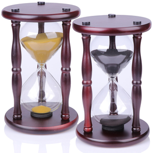 Custom Wood Hourglass Manufacturing Glass <strong>Sand</strong> <strong>Timer</strong> Decorative <strong>Sand</strong> 1 Hour Hourglass Factory - Product Image 1