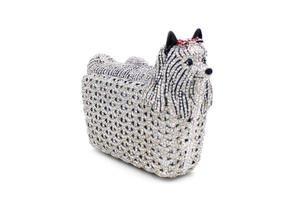 Exquisito regalo del Día de la madre forma de cachorro hueco cristal diamante señoras bolso de noche - Product Image 6