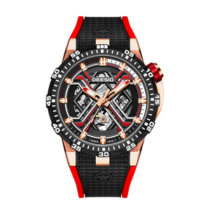 Dessio Men's Luxury <b>Skeleton</b> <b>Automatic</b> Mechanical <b>Watch</b> with Original Movement Custom Logo Wrist Replacement Parts - Product Image 2