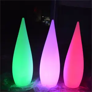 Sayok colors-changing inflatable light tower for advertising led light inflatable tube balloon column pillar