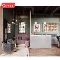 Offre Spéciale : Ensemble de Mobilier Moderne pour Salon de Manucure Ouyee, Design 3D, Usage Commercial, Personnalisable, Garantie de 3 Ans, Fabrication Directe Usine