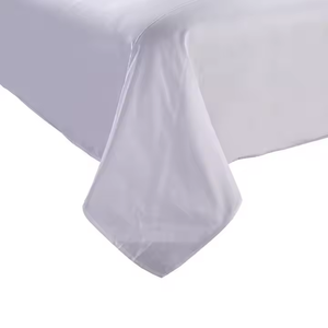 Luxuriöses gewebtes Baumwoll hotel und Home Plain Style Bett bezüge Kissen bezüge & Flach bettlaken Bettwäsche-Set - Product Image 6