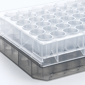 Plaque de microplaques en polypropylène à fond en U, 0,5 ml, plastique transparent, 96 puits ronds, puits profonds - Product Image 5