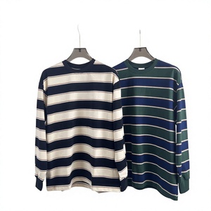Suéter de Punto a Rayas para Hombre, Cuello Redondo, Manga Larga, Corte Regular, Informal, para Otoño - Product Image 6
