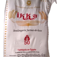 Farine de blé tout usage égyptienne Ikka T55, haute teneur en gluten, certifiée ISO 9001:2015 HALAL, qualité A, sac de 50 kg