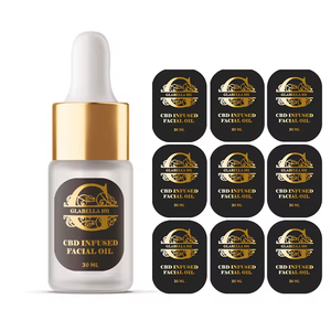 Etichette Adesive Argento Brillante con Stampa Rosa, Etichetta Privata, Olio Essenziale 100% Puro e Naturale per la Cura della Pelle, del Viso e del Corpo - Product Image 5