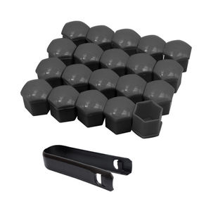 Couvercle de protection contre la poussière des écrous, 10 pièces, 17 / 19mm 21mm, roue à vis universelle de pneu de voiture décorative en plastique - Product Image 4