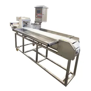 automatic lamb barbecue bbq meat stringing kebab forming skewer machine