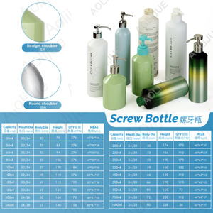 Kim Loại Mỹ Phẩm Kem Dưỡng Da Sạch Hơn Phun Bơm Chai 300Ml 500Ml Sinh Thái Thân Thiện Nhôm Dầu Gội Đầu Và Điều Hòa Chai - Product Image 3