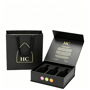 Elegant Magnetic Wine Packaging <b>Box</b> Foldable Rigid Paper Luxury Gift <b>Box</b> for Red Wine <b>Champagne</b> Spirits - Product Image 1