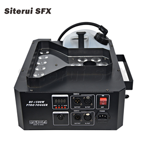 Máquina de Humo SITERUI FX Stage Smoke Column 1500W <span class=keywords><strong>4</strong></span>&1w LED con DMX+LCD + Control Remoto Inalámbrico para Bodas y DJ - Product Image 2