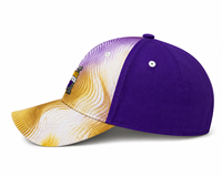Casquette de camionneur à impression par sublimation et broderie en relief, ajustable avec fermeture snapback, pour hommes et femmes, idéale pour les sports d'équipe, activités de plein air et usage quotidien, taille unique.