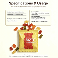 Gummies Keto ACV Super Délicieuses à Marque Blanche OEM - Snack Faible en Glucides pour la Perte de Poids avec Gestion de l'Énergie et Soutien Immunitaire