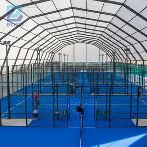 Grosir tenda luar ruangan besar struktur aluminium tenda lapangan tenis Marquee untuk tenda atas poligon kustom olahraga