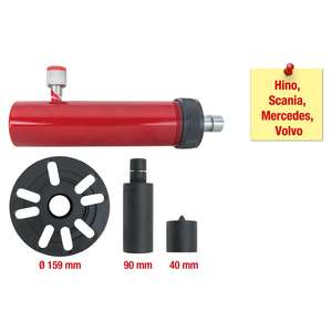 KS TOOLS Jeu de poulies universelles avec vérin hydraulique, 4 pcs - Product Image 2