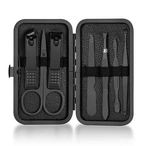 Black18 /16/12/ 7 pezzo Set di tagliaunghie Set Manicure uomo strumenti per la cura personale accessori toelettatura tagliaunghie Kit per gli uomini - Product Image 1