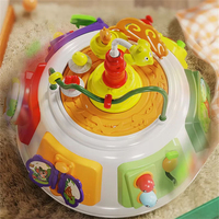 Cube d'activités sensorielles Montessori multifonctionnel avec labyrinthe de billes, entraînement à la motricité fine, plastique, batterie au lithium 3,7 V, pour enfants