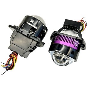 KIT DE LENTILLE DE PROJECTEUR HYML 3 "MATRIX LASER BI LED, BILED 70W POWER 8800K AVEC MONTAGE HELLA3 et EXCELLENT FAISCEAU BAS - Product Image 2