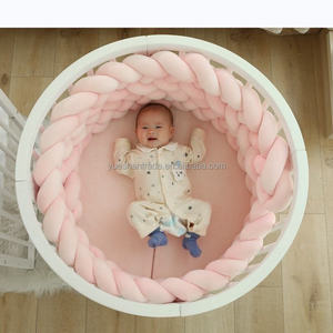 Convertible 3-in-1 Natural Wood Musical Baby Cot Bed <strong>Round</strong> &amp; Oval Kids' <strong>Cribs</strong> for Babies and Kids Baby Supplies - Product Image 4