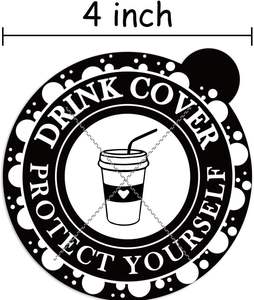 Trink deckel Schutz aufkleber Einweg getränk Kleber Aufkleber Bar Glass chutz aufkleber auf Dildo Hollow Kondom Mode - Product Image 2