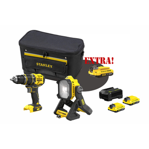 18V V20 Cordless Brushless impatto trapano Driver Kit variabile SFMCD721B + 18V V20 LED lampada da cantiere SFMCL030B - Product Image 1