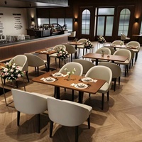 Mobilier de restaurant moderne, table et chaises de restaurant, table et chaises de café, bancs de restaurant, table à manger et chaises de salle à manger