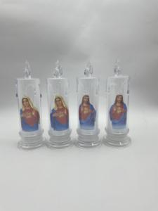 เทียนไข LED แบบใสแบบหยดทำจากกระดาษกากเพชรงานหัตถกรรมสำหรับตกแต่งบ้าน - Product Image 5