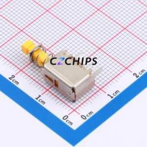 PS-22E05-N-Y Push Button Switch Through hole Component (THT) Switch - Product Image 2