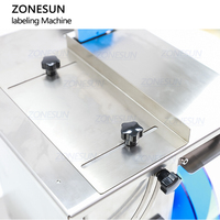 ZONESUN ZS-TB90B boîte en Carton pliante horizontale Anti inviolable autocollant adhésif Semi automatique étanchéité coin étiqueteuse