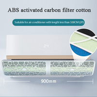 Déflecteur d'air pour climatiseur pour éviter le soufflage direct déflecteur d'air pare-brise 120cm