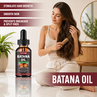Ausreson OEM Huile de Batana Biologique Pure en Gouttes 100% Naturelle, Complément Herbal pour la Croissance Capillaire, Vente en Gros