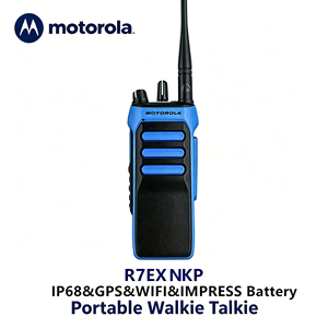 Radio Portátil R7Ex NKP ATEX, Resistente al Agua IPX-8, para Comunicaciones de Larga Distancia - Product Image 3