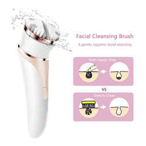 Nouveautés : Brosse nettoyante visage électrique multifonction 4 en 1 avec charge USB, massage et nettoyage en profondeur - Product Image 5