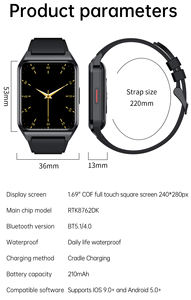 Reloj Inteligente H60 Original Profesional en Versión Coreana, Brasileña y Rusa, con Monitorización de Temperatura, 7 Modos Deportivos - Product Image 6