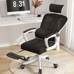 Chaise <span class=keywords><strong>de</strong></span> bureau ergonomique avec appui-tête réglable et chaise d'apprentissage multifonctionnelle qui se transforme en position couchée - Product Image 1
