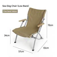 Chaise pliante en alliage d'aluminium avec dossier haut inclinable, siège incurvé confortable en toile, idéale pour la pêche, les loisirs et le camping – Meilleures ventes