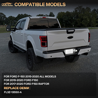 En stock aux États-Unis : 2 feux de plaque d'immatriculation LED pour Ford F150 2015-2019 Raptor 2017-2020, feux arrière fumés pour plaque d'immatriculation