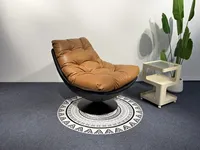 Canapé paresseux convertible en lit, fauteuil rotatif pour humain et animal, chaise de salon, de chambre ou de balcon, fauteuil nid douillet, fauteuil simple