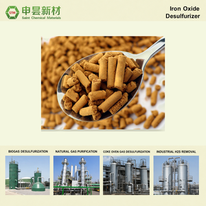Desolforante ad alta efficienza a base di ossido di ferro per gas di carbone - Agente di rimozione H2S (Fe2O3) per gas di coccio - Catalizzatore a lunga durata - Product Image 3