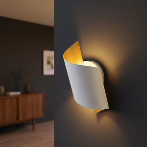 Lumetal Minimalist Metal Wall Lamp Cylindrical Tempered Glass <b>Diffuser</b> 3000K Warm White <b>LED</b> 10W Waterproof Outdoor Garden - Product Image 3